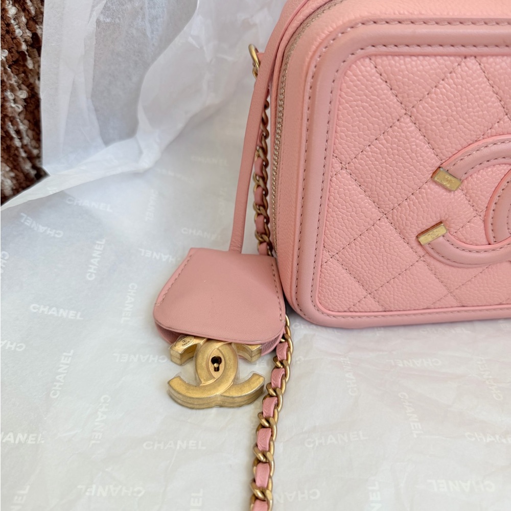 Chanel Pink vanity case bag with handle Handbag - Picture 4 of 11